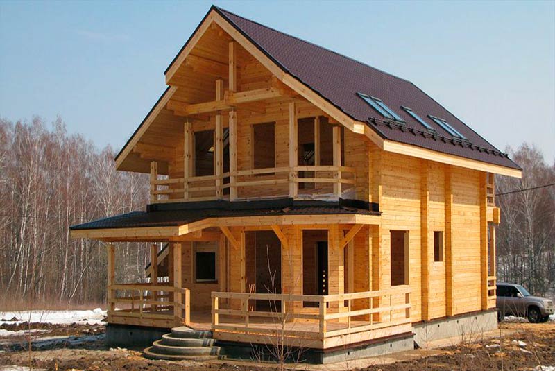 недорогой дом бруса ключ