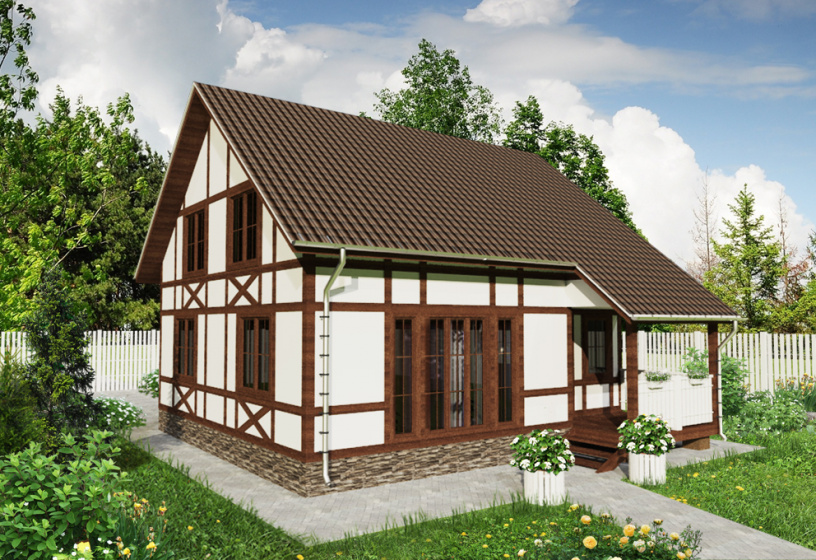 Дом (каркас) № 19a (9х9,5 м) в Саранске
Дом (каркас) № 19a (9х9,5 м)