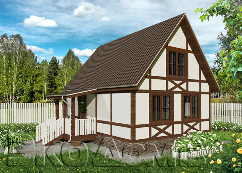 Дом (каркас) 6 (6х8 м) в Саранске
Дом (каркас) 6 (6х8 м)