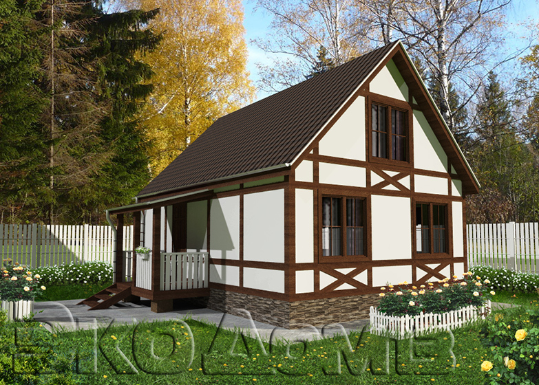 Дом (каркас) 2 (6х7 м) в Саранске
Дом (каркас) 2 (6х7 м)