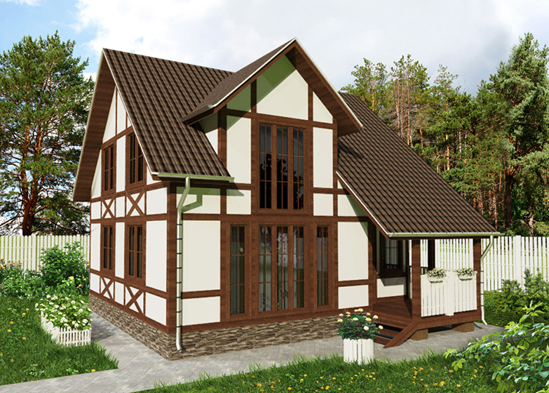 Дом (каркас) 14a (7,5х8 м) в Саранске
Дом (каркас) 14a (7,5х8 м)